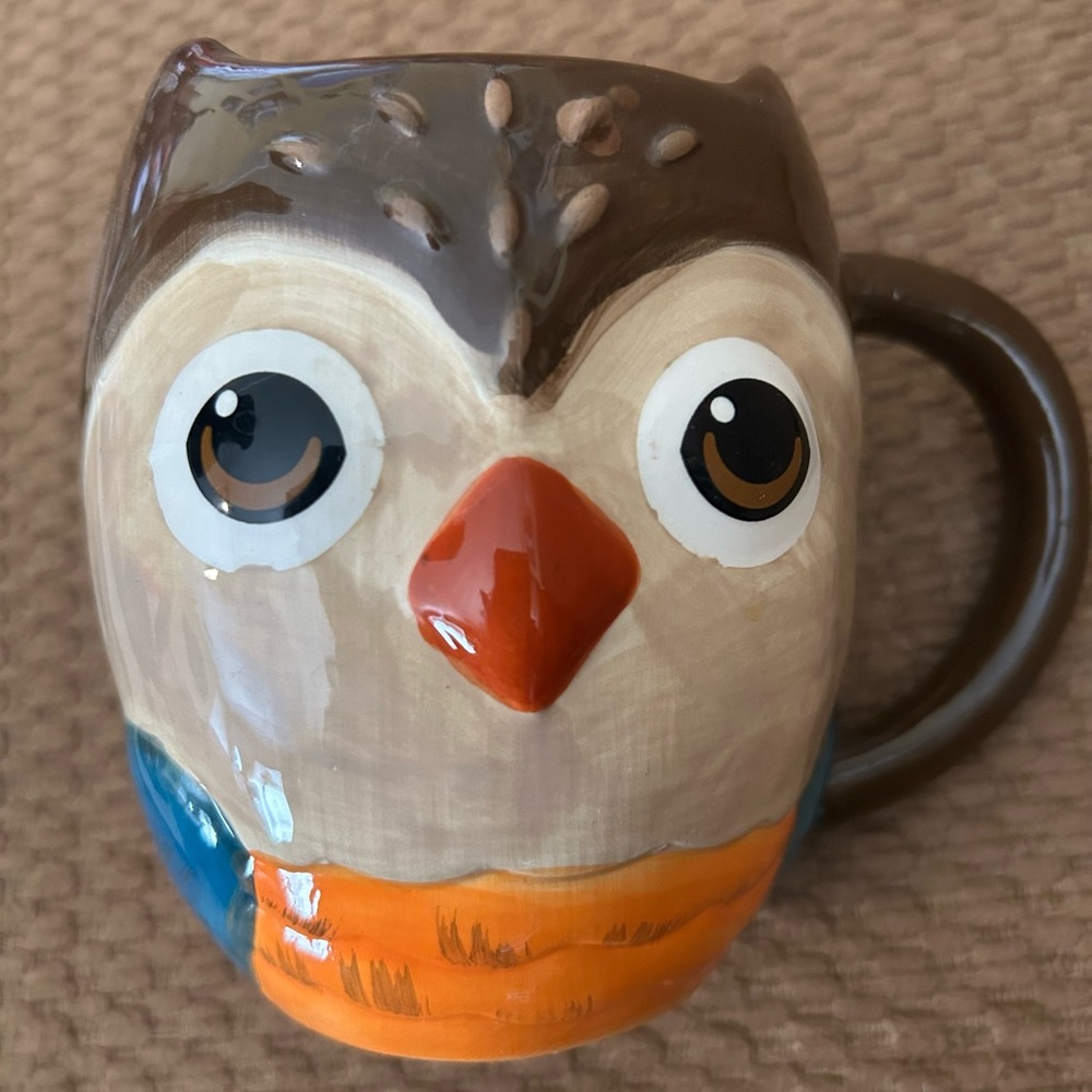 Owl Ceramic Mug - Adorable Owl Shape